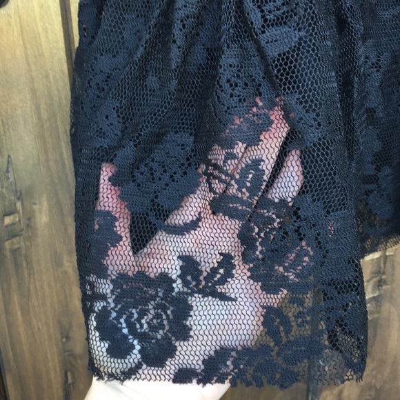 Queens Love Black Lace Dress S - Picture 3 of 7